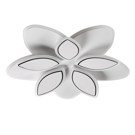 8014/75CL LEDIO LN25 белый/белый металл/акрилл Потолочный светильник LED 75W 220V 3000-6000K LOTUS