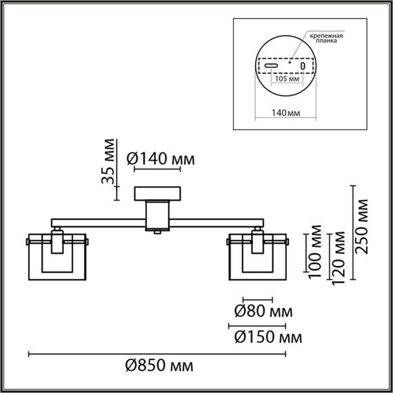 6587/8C MODERNI LN25 91 золото/прозрачный, металл/стекло Люстра потолочная E14 8*40W 220V VERDI, изображение 2
