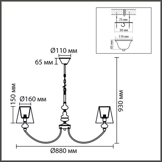 8283/8 CLASSI никель/белый, металл/керамика/текстиль Люстра Е14 8*40W 220V KENTUKI, изображение 2