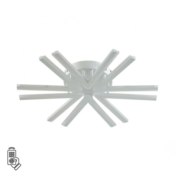 8029/60CL LEDIO LN25 248 белый/белый, металл/акрил Потолочный светильник с ПДУ LED 60W 3000-6000К 220V ALBERTA