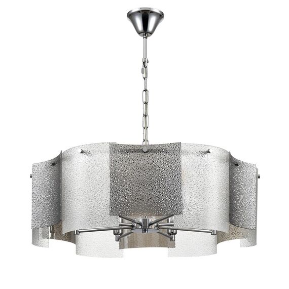 6594/8 MODERNI LN25 148 хром/тонированное стекло, металл/стекло Люстра подвесная E14 8*40W 220V DANDY