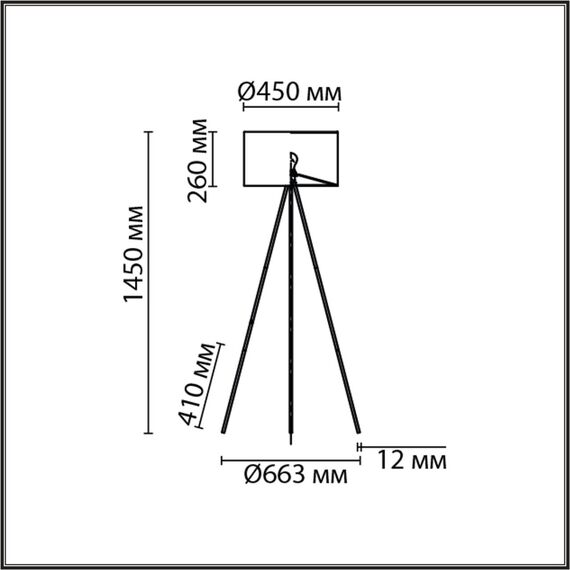 8075/1F NEOCLASSI LN25 368 золото/серый, металл/текстиль Торшер E27 1*60W 220V AVIOLA, изображение 2
