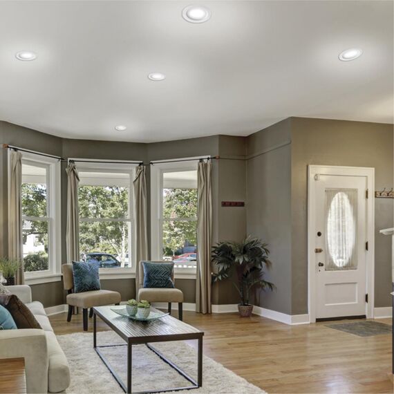 358030 SPOT NT19 502 белый Встраиваемый светильник IP20 LED 4100К 15W 220V LUNA, изображение 3