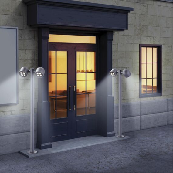 358116 STREET NT19 367 темно-серый  Ландшафтный светильник IP65 LED 3000К 20W 100-240V GALEATI, изображение 3