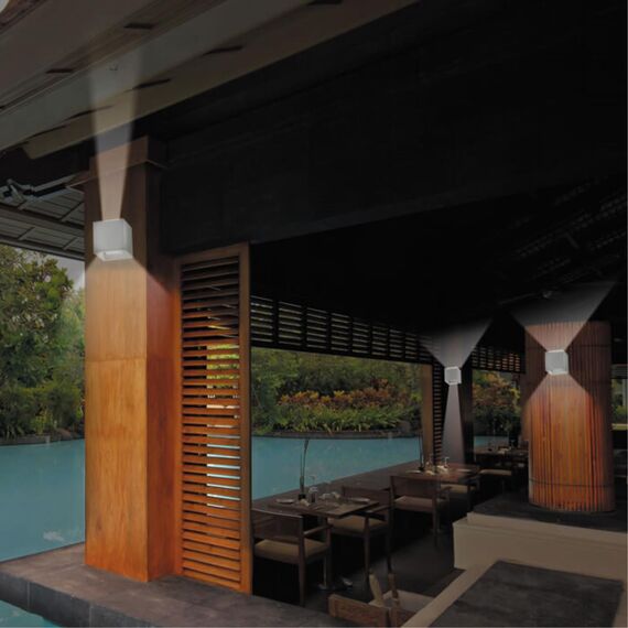 357518 STREET NT18 388 белый Ландшафтный светильник IP54 LED 3000K 6W 220-240V CALLE, изображение 3