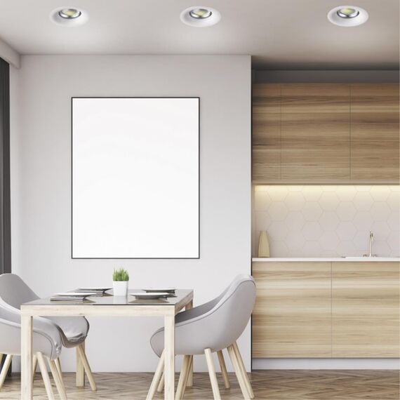 358025 SPOT NT19 464 белый Встраиваемый светильник IP20 LED 4100К 20W 220V GLOK, изображение 3