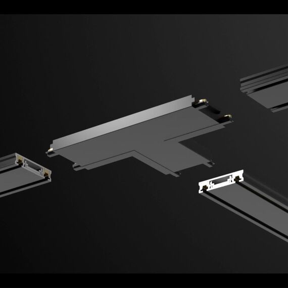 135210 SHINO NT23 170 белый Соединитель с токопроводом "T" для низковольтного шинопровода IP20 48V SMAL, изображение 3