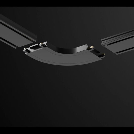 135208 SHINO NT23 170 белый Соединитель с токопроводом "L" для низковольтного шинопровода IP20 48V SMAL, изображение 3