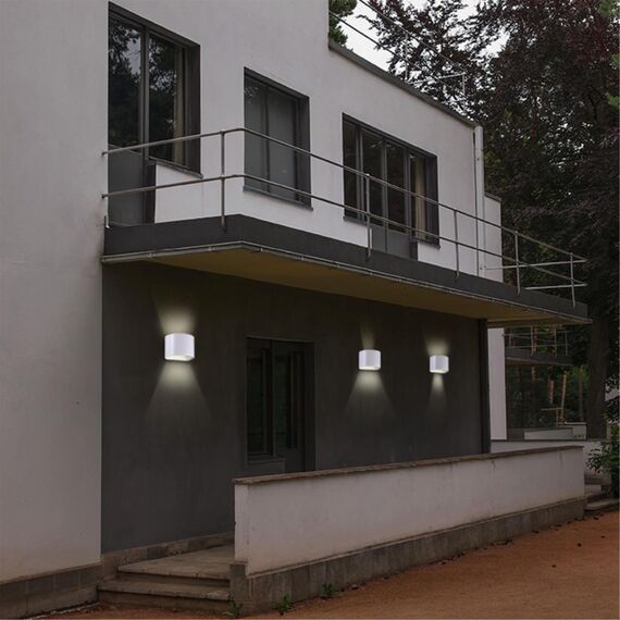 358002 STREET NT19 388 белый Ландшафтный светильник IP54 LED 3000К 2*3W 85-265V KAIMAS, изображение 3