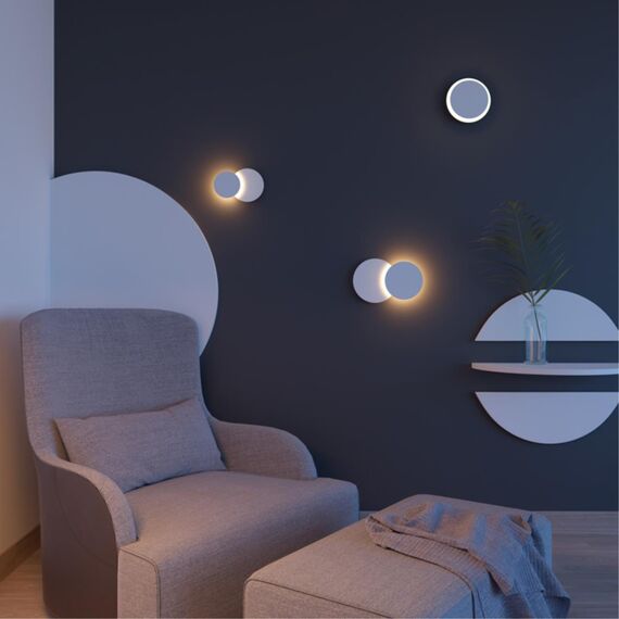 357857 OVER NT18 400 белый Накладной светильник IP20 LED 3000К 11W 170-240V SMENA, изображение 3