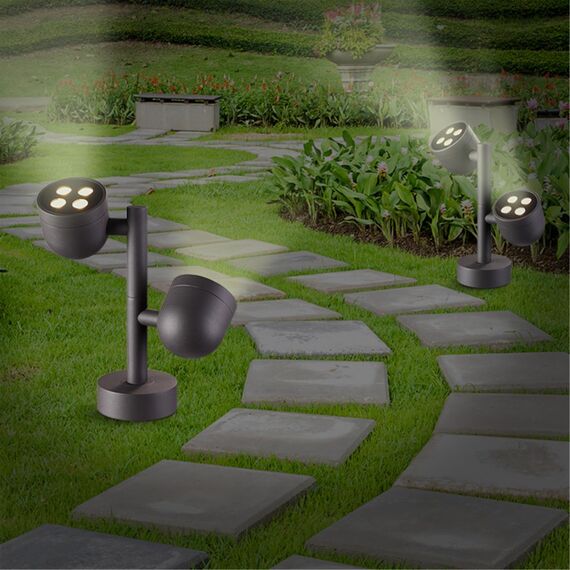 358117 STREET NT19 367 темно-серый  Ландшафтный светильник IP65 LED 3000К 20W 100-240V GALEATI, изображение 3