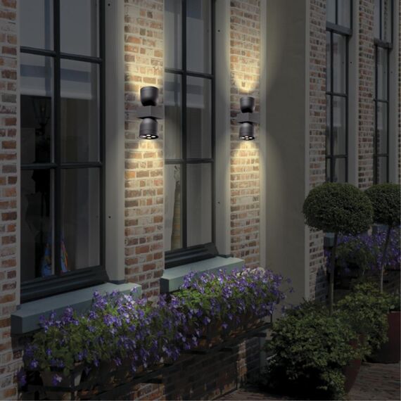 358114 STREET NT19 366 темно-серый  Ландшафтный настен.светильник IP65 LED 3000К 20W GALEATI, изображение 3