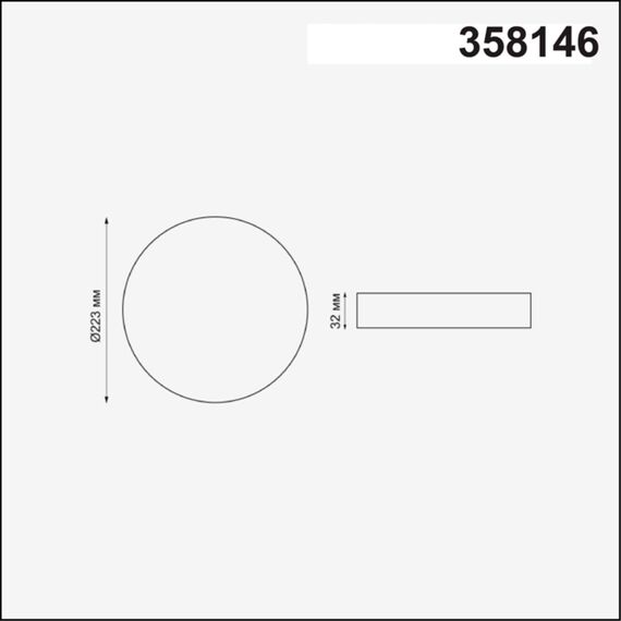 358146 SPOT NT19 500 белый Встраиваемый светильник IP20 LED 4000K 24W 85 - 265V MON, изображение 2