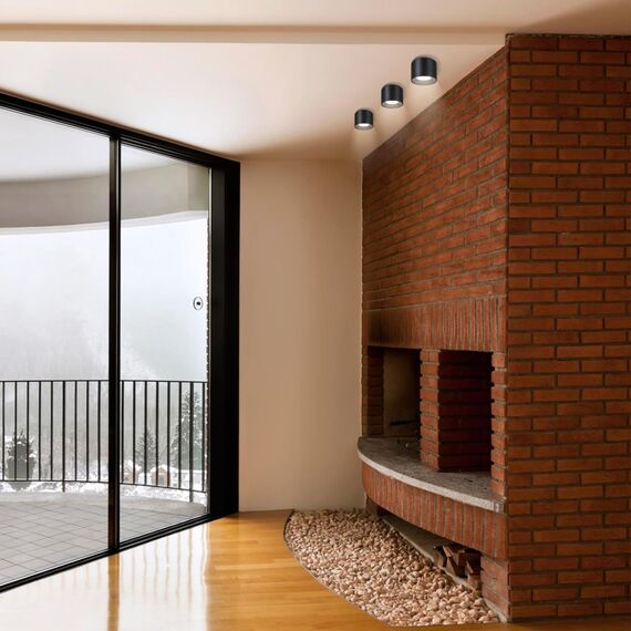 358474 OVER NT21 237 черный Светильник накладной IP20 LED 4000K 15W 200-260V RECTE, изображение 3