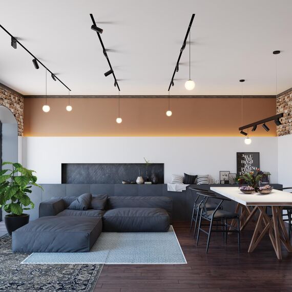 358465 SHINO NT20 156 черн Трековый светильник для низков. шинопровода IP20 LED 4000К 10W 48V FLUM, изображение 3