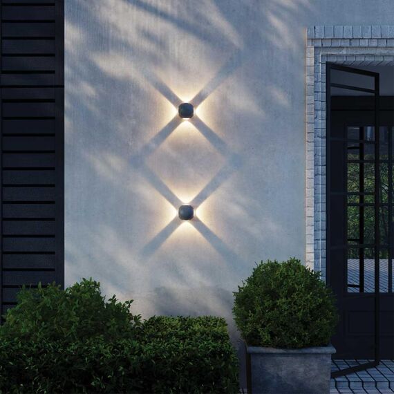 358464 STREET NT20 377 темно-серый  Ландшафтный настенный св-ник IP54 LED 4000K 12W 85-265V  CALLE, изображение 3