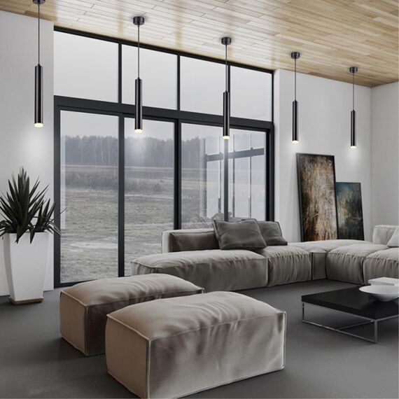 358130 OVER NT19 384 черный Накладной св-к длина провода 1м IP20 LED 3000K 10W 160 - 265V MODO, изображение 3