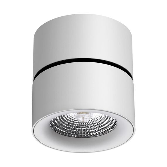 358782 OVER NT21 364 белый Светильник накладной светодиодный IP20 LED 25W 4000K 2200Лм 100-265V GRODA, изображение 4