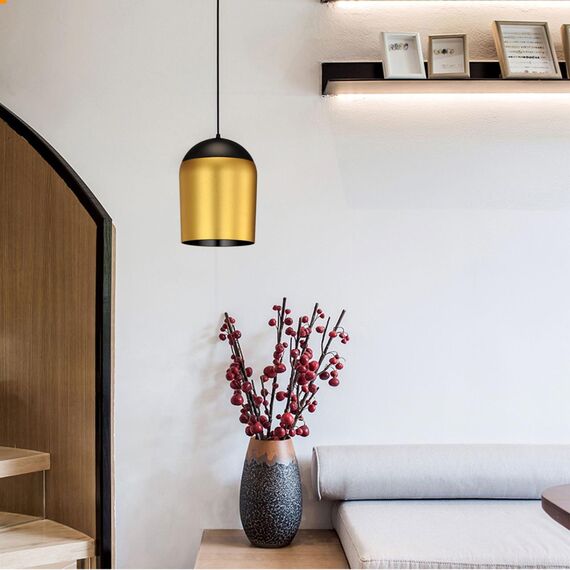 358515 OVER NT21 386 золото Светильник накладной светодиодный, провод 2м IP20 LED 4000K 15W 220V KAMP, изображение 3