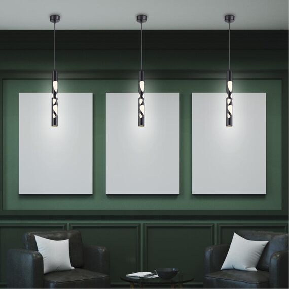 358132 OVER NT19 382 черн Накладной светильник, длина провода 1м IP20 LED 4000K 20W 160 - 265V ARTE, изображение 3