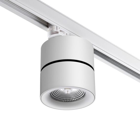 358788 PORT NT21 271 белый Трехфазный трековый светодиодный светильник IP20 LED 25W 4000K 2200Лм 100-265V GRODA, изображение 4