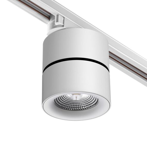 358786 PORT NT21 225 белый Светильник трековый однофазный трехжильный IP20 LED 25W 4000K 2200Лм 100-265V GRODA, изображение 4