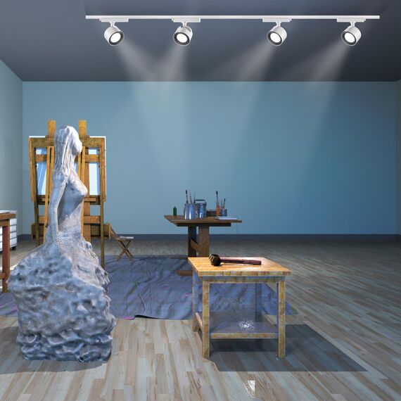 358432 PORT NT20 240 белый Светильник трековый однофазный трехжильный IP20 LED 4000K 20W 220-240V PIRUM, изображение 3