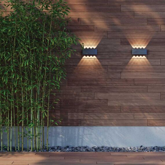 358461 STREET NT20 376 темно-серый  Ландшафтный настенный светильник IP54 LED 4000K 8W 85-265V CALLE, изображение 3