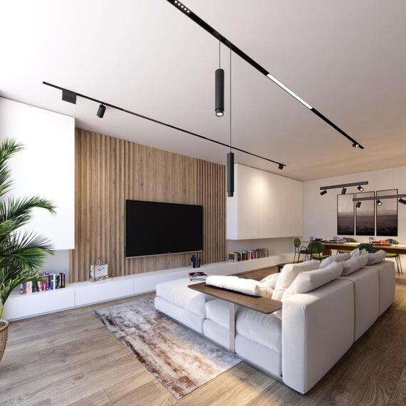 358529 SHINO NT21 061 черный Трековый светильник для низковольного шинопровода IP20 LED 4000K 30W 48V KIT, изображение 3