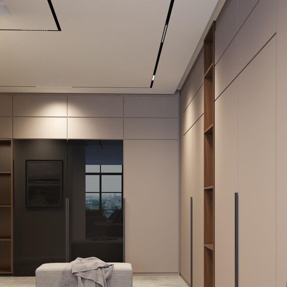 358624 SHINO NT21 064 черный Трековый низковольтный св-к диммируемый с ДУ, со сменой цв.температуры IP20 LED 3000~6500К 24W 48V FLUM, изображение 3