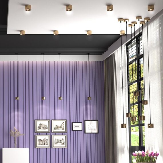 358669 OVER NT21 390 золото Светильник накладной светодиодный IP20 LED 4000К 12W 220V PATERA, изображение 3