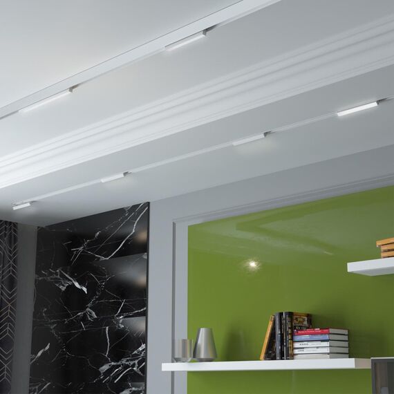 358540 SHINO NT21 158 белый Трековый светильник для низковольного шинопровода IP20 LED 4000K 24W 48V FLUM, изображение 3