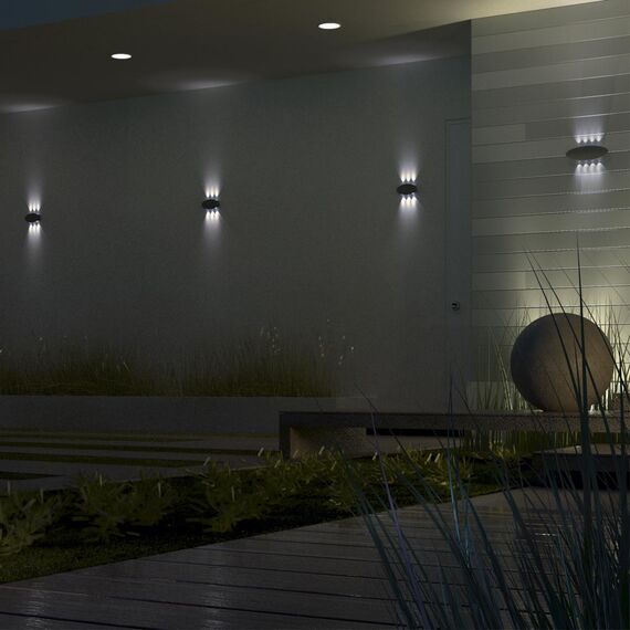 358564 STREET NT21 378 темно-серый Ландшафтный настенный светильник IP54 LED 4000K 8W 85-265V CALLE, изображение 3