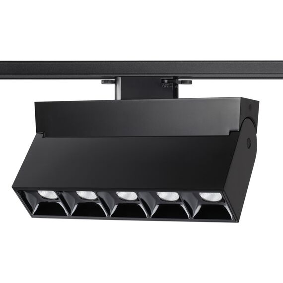 358324 PORT NT19 234 черный Светильник трековый однофазный трехжильный IP33 LED 4000К 25W 110-265V EOS