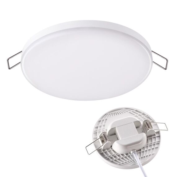 358141 SPOT NT19 500 белый Встраиваемый светильник IP20 LED 3000K 12W 85 - 265V MON
