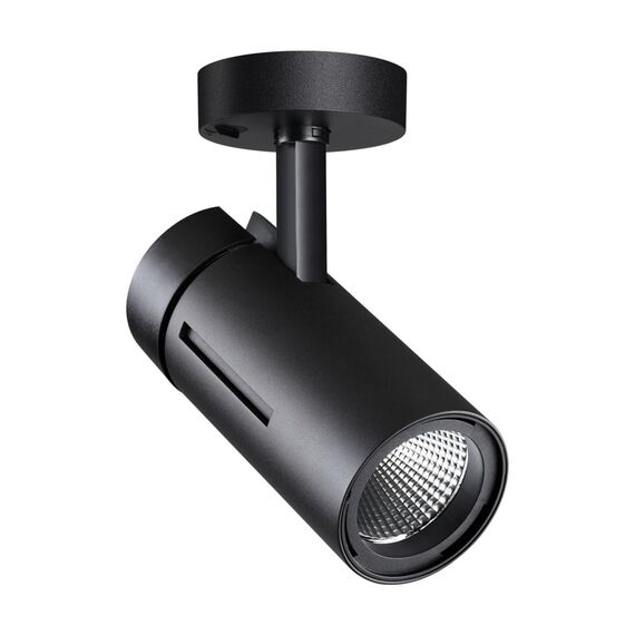 358597 OVER NT21 375 черный Светильник накладной светодиодный IP20 LED 4000K 30W 175-245V DEP