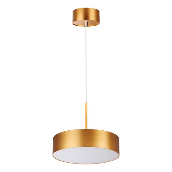 358763 OVER NT21 354 матовое золото Светильник накладной светодиодный, длина провода 2м IP20 LED 30W 4000K 2600Лм 100-265V PROMETA