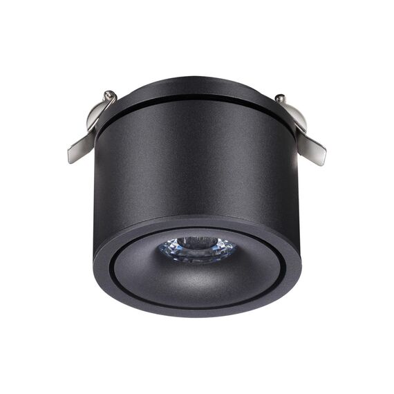 358775 SPOT NT21 458 черный Светильник встраиваемый светодиодный IP20 LED 15W 4000K 1300Лм 100-265V GRODA, изображение 3