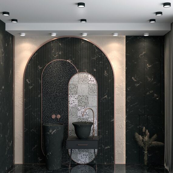 358904 SPOT NT22 522 черный Встраиваемый влагозащищенный светильник IP54 LED 4000K 10W 220V MAY, изображение 3