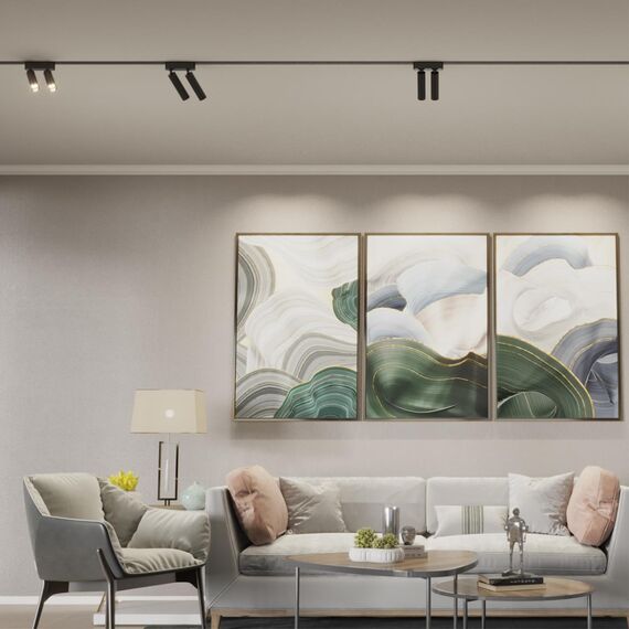 359086 SHINO NT23 182 черный Трековый светильник для низков. шинопровода IP20 LED 4000K 2*7W 48V 1260Лм SMAL, изображение 2