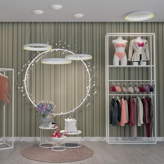 359032 OVER NT23 300 белый Светильник подвесной диммируемый, в комплекте пульт ДУ (2.4G) IP20 LED 3000К~6000К 60W 85-265V FOLD, изображение 3