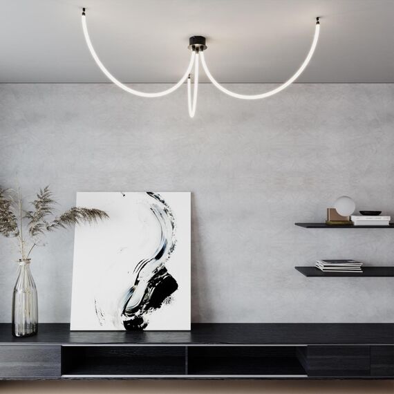 359143 KONST NT23 070 черный База для накладного монтажа светильников 359128-359133 IP20 40-120W 170-265V RAMO, изображение 3