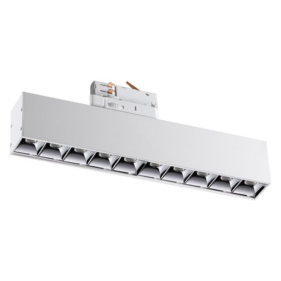 358862 PORT NT22 262 белый Светильник трехфазный трековый светодиодный IP20 LED 4000K 16W 220V ITER, изображение 3