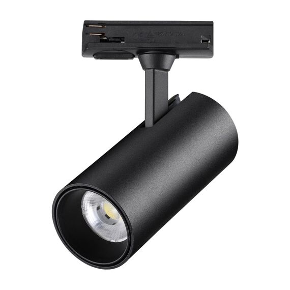 359161 PORT NT23 238 черный Светильник трековый однофазный трехжильный IP20 LED 24W 220V 3000К 2300Лм SELENE, изображение 4