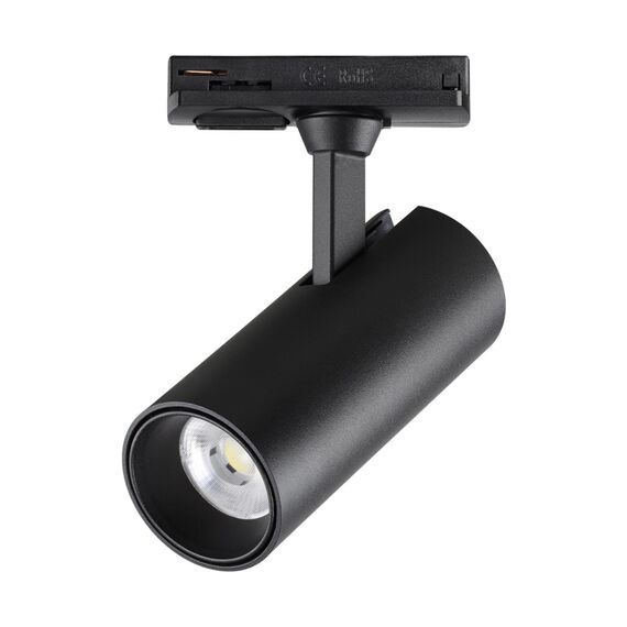 359150 PORT NT23 200 черный Светильник трековый однофазный двухжильный IP20 LED 15W 220V 4000К 1440Лм SELENE, изображение 4