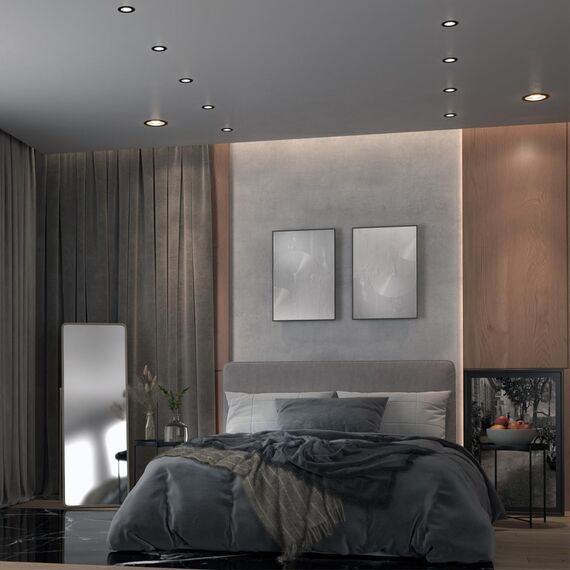 358953 SPOT NT22 444 бронза светлая Встраиваемый светодиодный светильник с переключателем цветовой температуры IP20 LED 3000К\4000К\6000К 15W 220V LAN, изображение 3