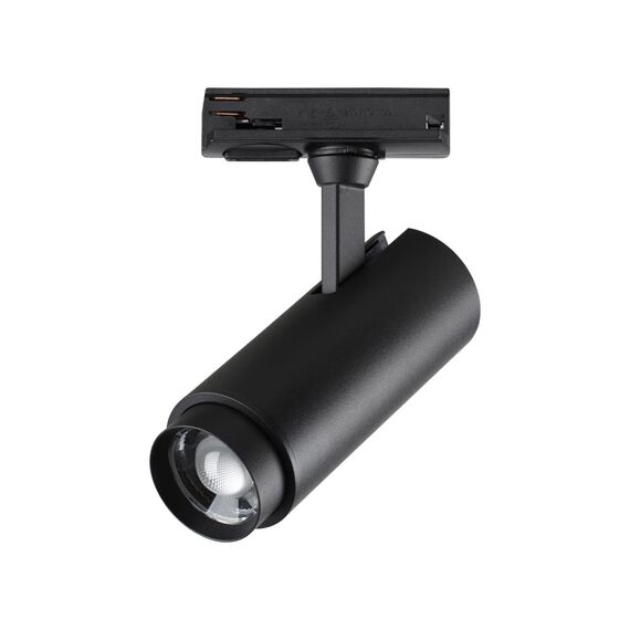 359029 PORT NT23 220 черный Однофазный трехжильный трековый светильник с перекл. цв.температуры и мощности IP20 LED 3000К\4000К\6000К 5W/9W/13W 220V N, изображение 4