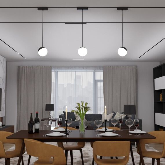 359094 SHINO NT23 188 черный Трековый светильник для низков. шинопровода IP20 LED 4000K 10W 48V 800Лм SMAL, изображение 3