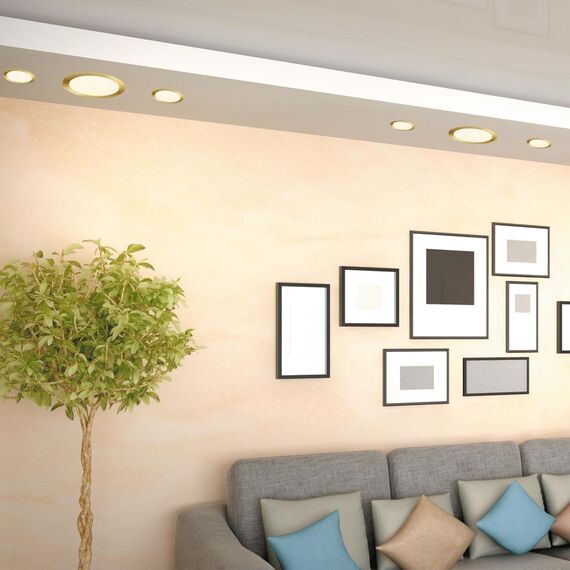 358950 SPOT NT22 444 бронза светлая Встраиваемый светодиодный светильник с переключателем цветовой температуры IP20 LED 3000К\4000К\6000К 10W 220V LAN, изображение 3