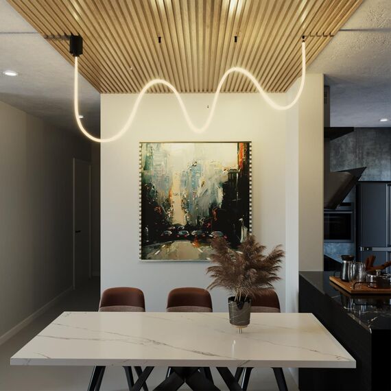 359125 KONST NT23 070 черный База для накладного монтажа светильников 359128-359133 IP20 15-40W 170-265V RAMO, изображение 3